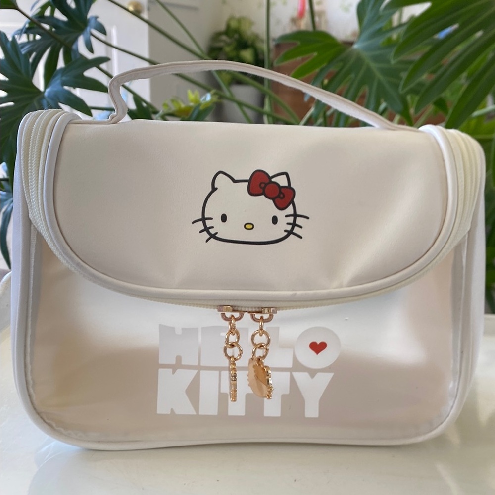 Hello Kitty White and Clear Toiletry Bag